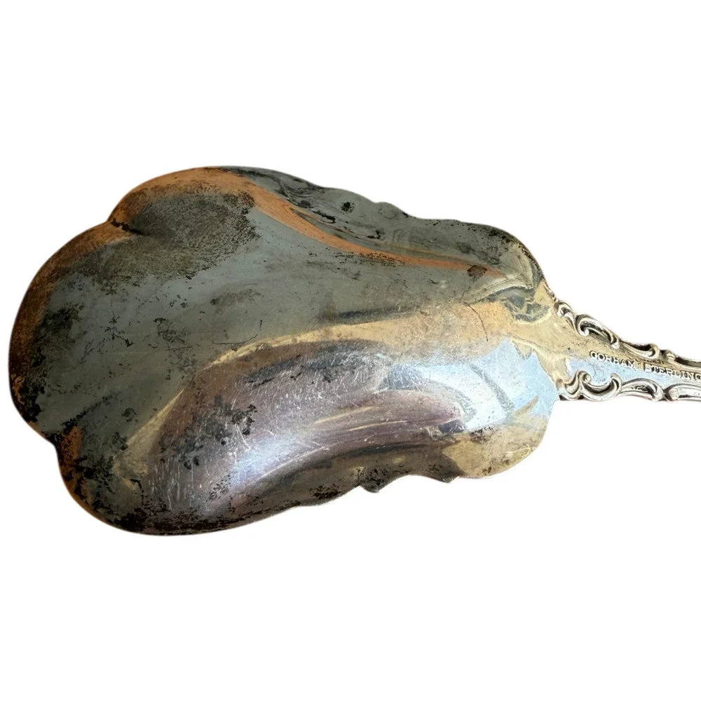 GORHAM Strasbourg Sterling Silver Sugar Shell Spoon 6